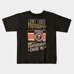 Camer Photography gift Photographer vintage Kids T-Shirt